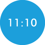 11時10分